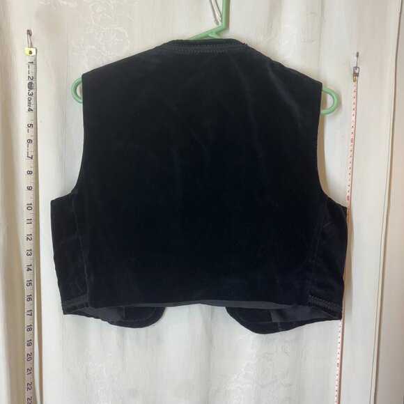 Vintage Russ Short Velvet Vest - Picture 2 of 5